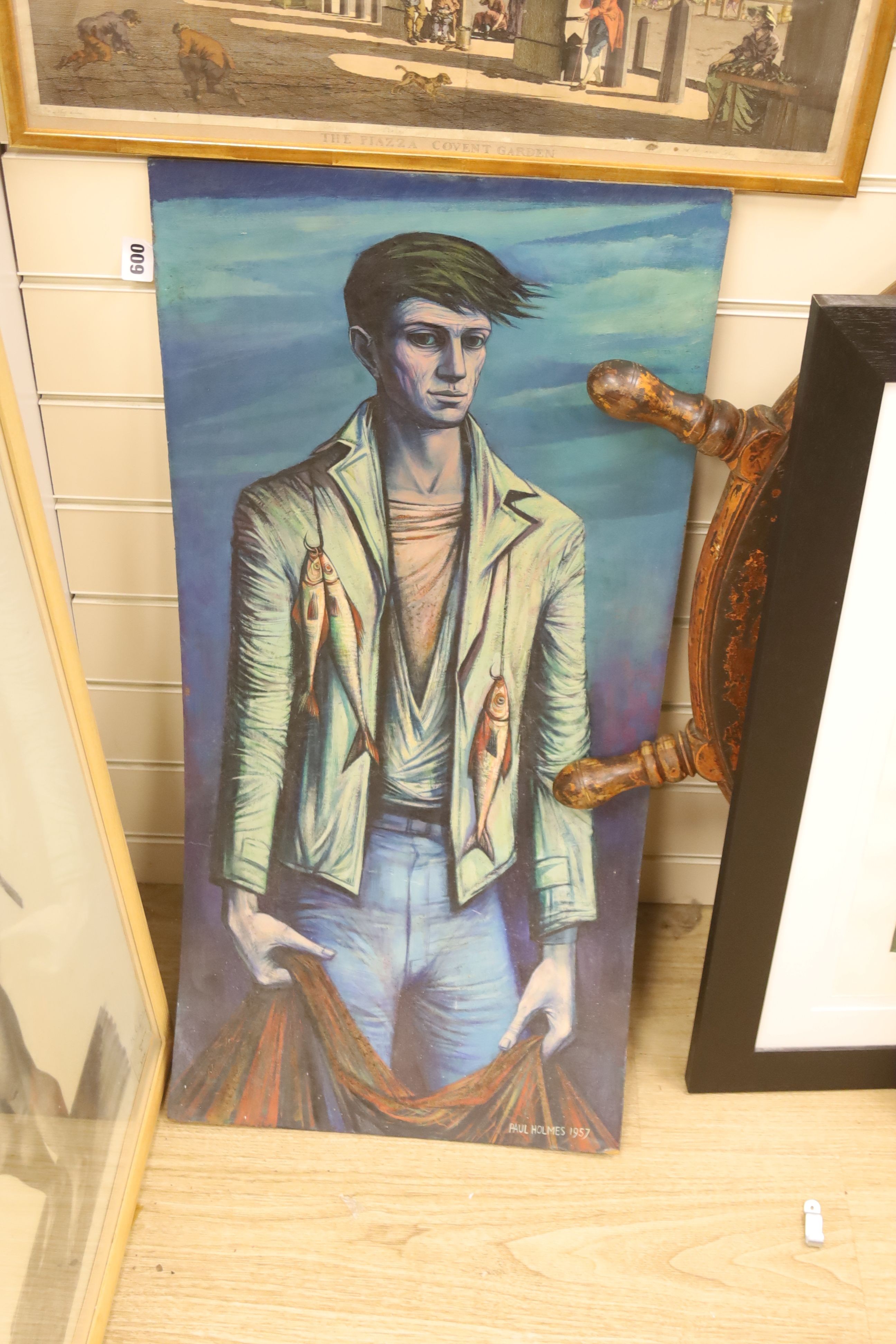 Paul Holmes, gentleman with fish